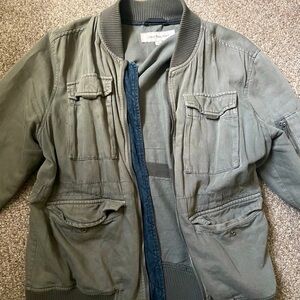 Calvin Klein jeans olive green bomber jacket size large
